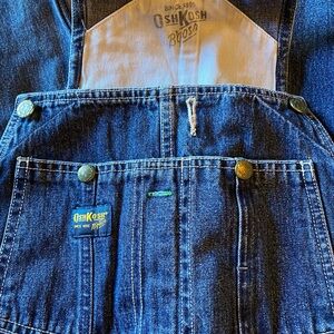 Vintage OshKosh B'gosh Women's Blue Denim Overalls